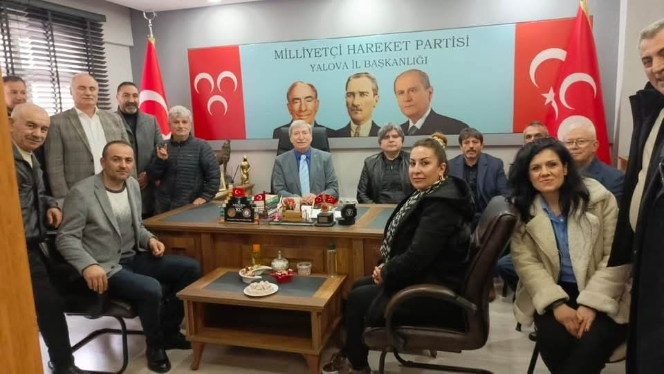 MHP Yalova İl Teşkilatı Geleneksel Bayramlaşma Töreninde Bir Araya Geldi