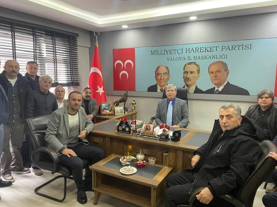 MHP Yalova İl Teşkilatı Geleneksel Bayramlaşma Töreninde Bir Araya Geldi