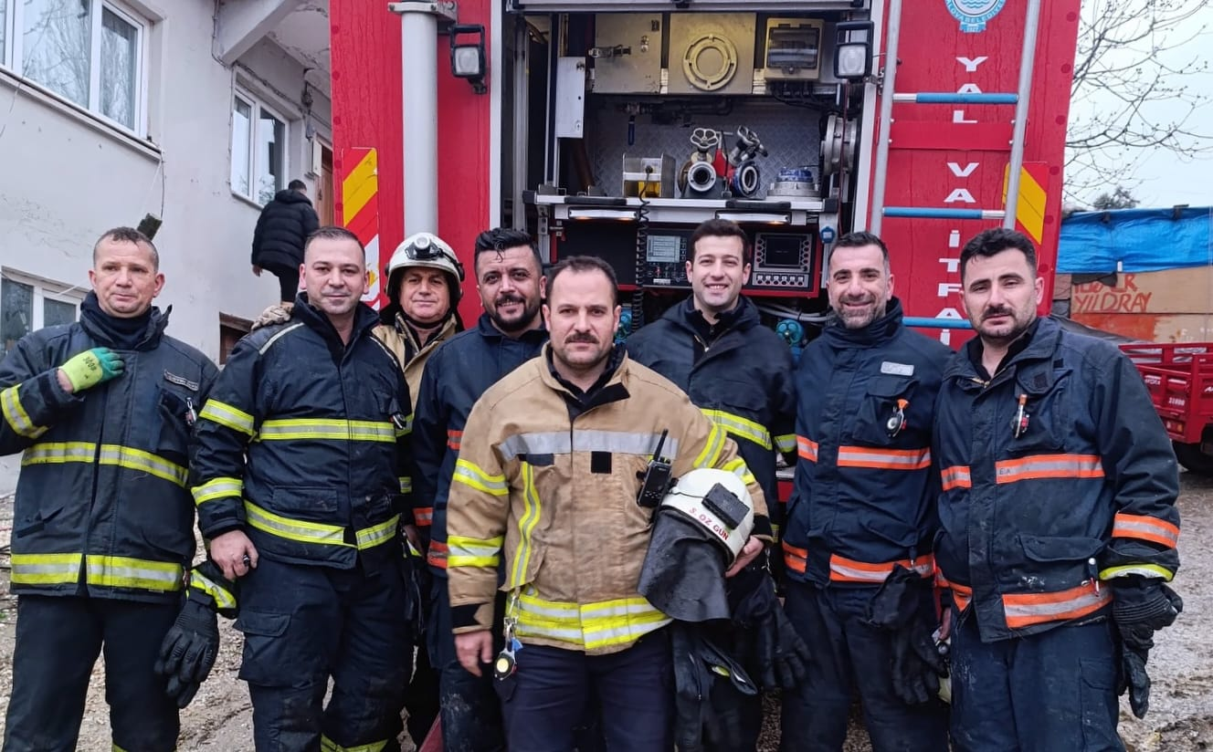 YALOVA İTFAİYESİ BAYRAMDA GÖREV BAŞINDAYDI