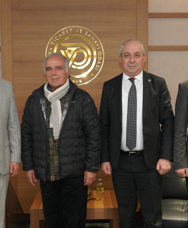 Saral İnşaat Yetkilisi Emre Saral ve İş İnsanı Zeki Saral’dan YTSO’ya Ziyaret