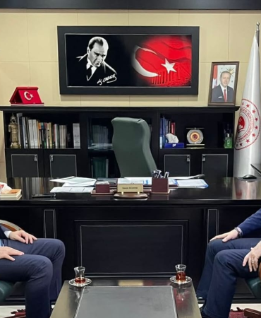 Halim Ömer Kaşıkcı’dan Tuncay Mülayım’a Hayırlı Olsun Ziyareti