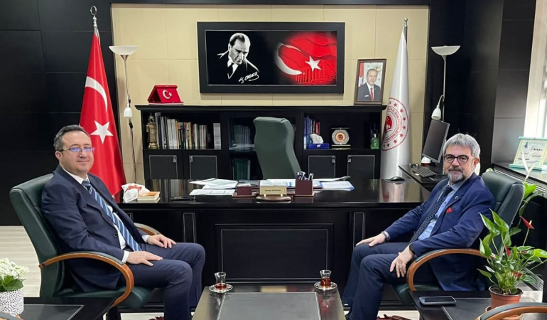 Halim Ömer Kaşıkcı’dan Tuncay Mülayım’a Hayırlı Olsun Ziyareti