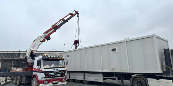 ÇİFTLİKKÖY BELEDİYESİ AFET LOJİSTİK MERKEZİ KURULUYOR