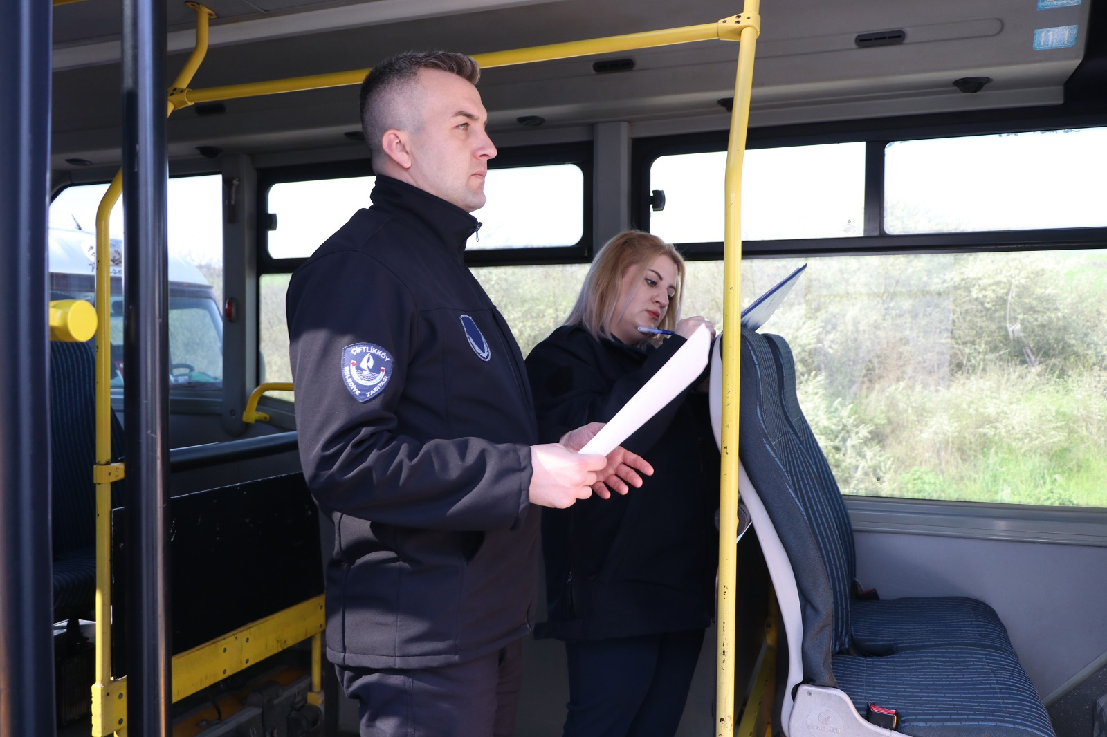 ÇİFTLİKKÖY ZABITASINDAN TOPLU TAŞIMAYA SIKI DENETİM