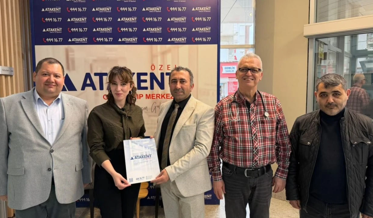 Gemlik Gazeteciler Cemiyeti ile Özel Atakent Tıp Merkezi Arasında Sağlıkta İndirim Protokolü İmzalandı