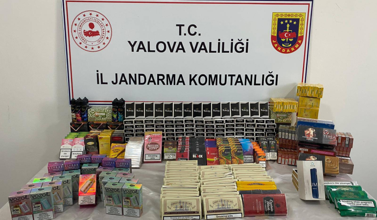 Yalova’da Kaçak Tütün ve Elektronik Sigara Operasyonu: Binlerce Kaçak Ürün Ele Geçirildi 6 Yalova’da Kaçak Tütün ve Elektronik Sigara Operasyonu: Binlerce Kaçak Ürün Ele Geçirildi