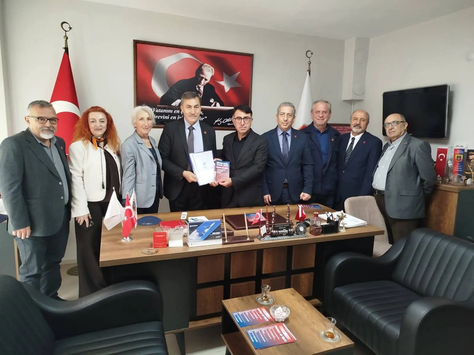 CHP Yalova İl Yönetiminden TEMAD’a Ziyaret: Emeklilerin Özlük Hakları Masaya Yatırıldı