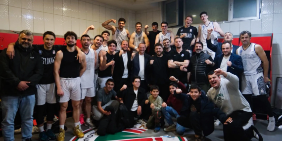 ÇİFTLİKKÖY BELEDİYE, PLAY-OFF ÇEYREK FİNALİNDE (81-81)