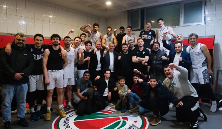ÇİFTLİKKÖY BELEDİYE, PLAY-OFF ÇEYREK FİNALİNDE (81-81)