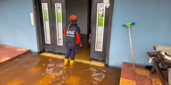 Yalova’da Yoğun Yağışlar Hayatı Olumsuz Etkiledi