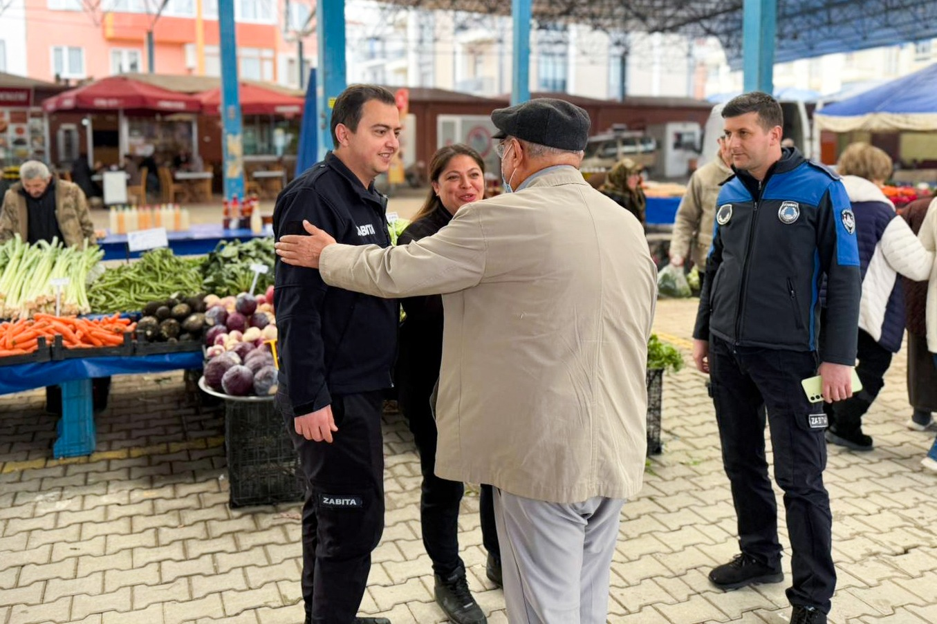 ÇİFTLİKKÖY’DE ÜRETİCİ PAZARI DENETLENDİ