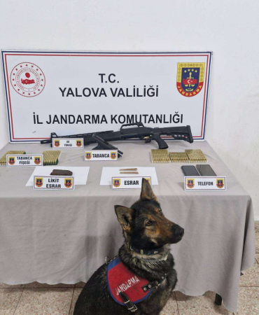 Çınarcık’ta Uyuşturucu ve Silah Operasyonu