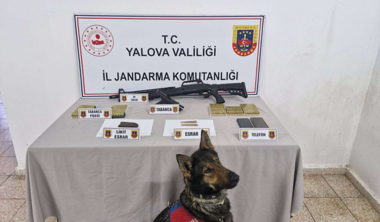 Çınarcık’ta Uyuşturucu ve Silah Operasyonu