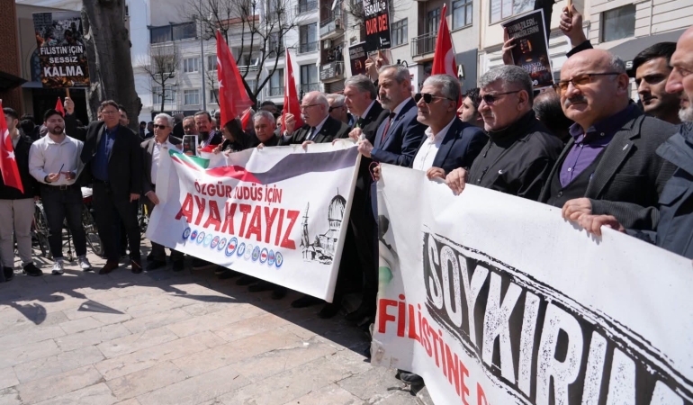 Yalova’da Filistin’e Destek İçin Tek Yürek: “Mazlumun Yanındayız”