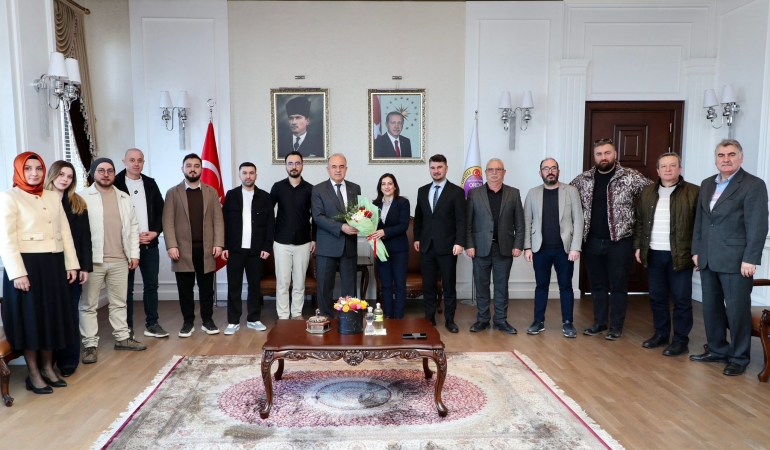 Ordu Valisi Muammer Erol, Fatsa Gazeteciler ve Basın Derneği Yönetimini Kabul Etti