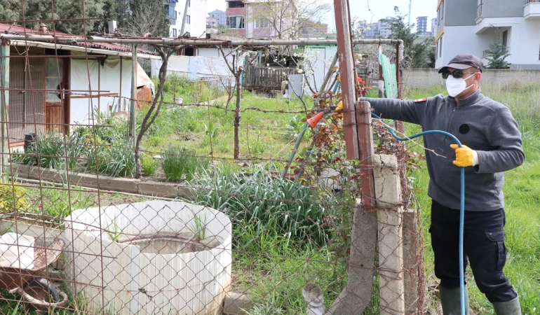 ÇİFTLİKKÖY BELEDİYESİ’NDEN YAZ ÖNCESİ İLAÇLAMA SEFERBERLİĞİ