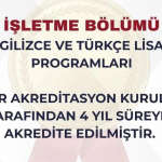Yalova Üniversitesi İşletme Bölümü 4 Yıllık STAR Akreditasyonu Aldı