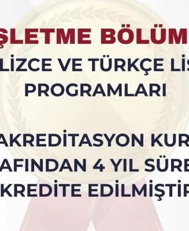 Yalova Üniversitesi İşletme Bölümü 4 Yıllık STAR Akreditasyonu Aldı