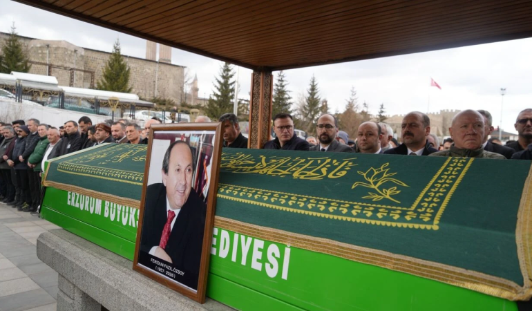 Gazeteci Feridun Fazıl Özsoy Erzurum’da Son Yolculuğuna Uğurlandı