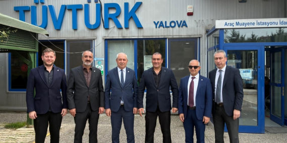 Yalova TSO Heyetinden TÜVTÜRK Muayene İstasyonuna Ziyaret