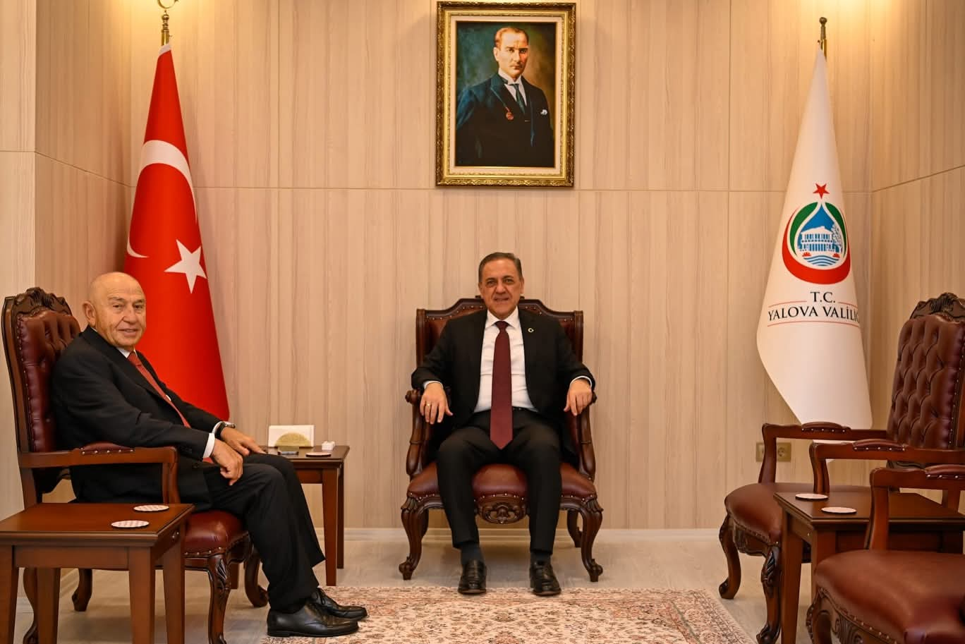 Limak Holding Yönetim Kurulu Başkanı Nihat Özdemir'den Yalova Valisi Ahmet Hamdi Usta'ya Ziyaret