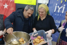 İYİ Parti’den Yalova’da Gönüllere Dokunan Etkinlik: Köylü Pazarında Pişi İkramı