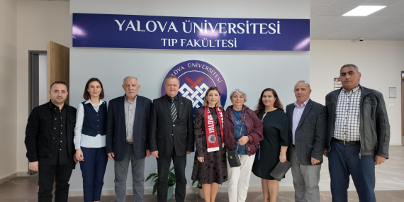 Yalova Tokatlılar Derneği’nden YAÜ Tıp Fakültesi Dekanlığına Anlamlı Ziyaret