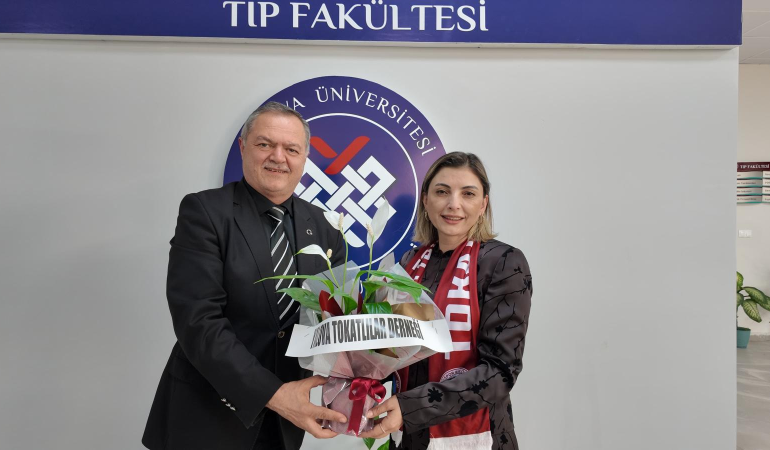 Yalova Tokatlılar Derneği’nden YAÜ Tıp Fakültesi Dekanlığına Anlamlı Ziyaret