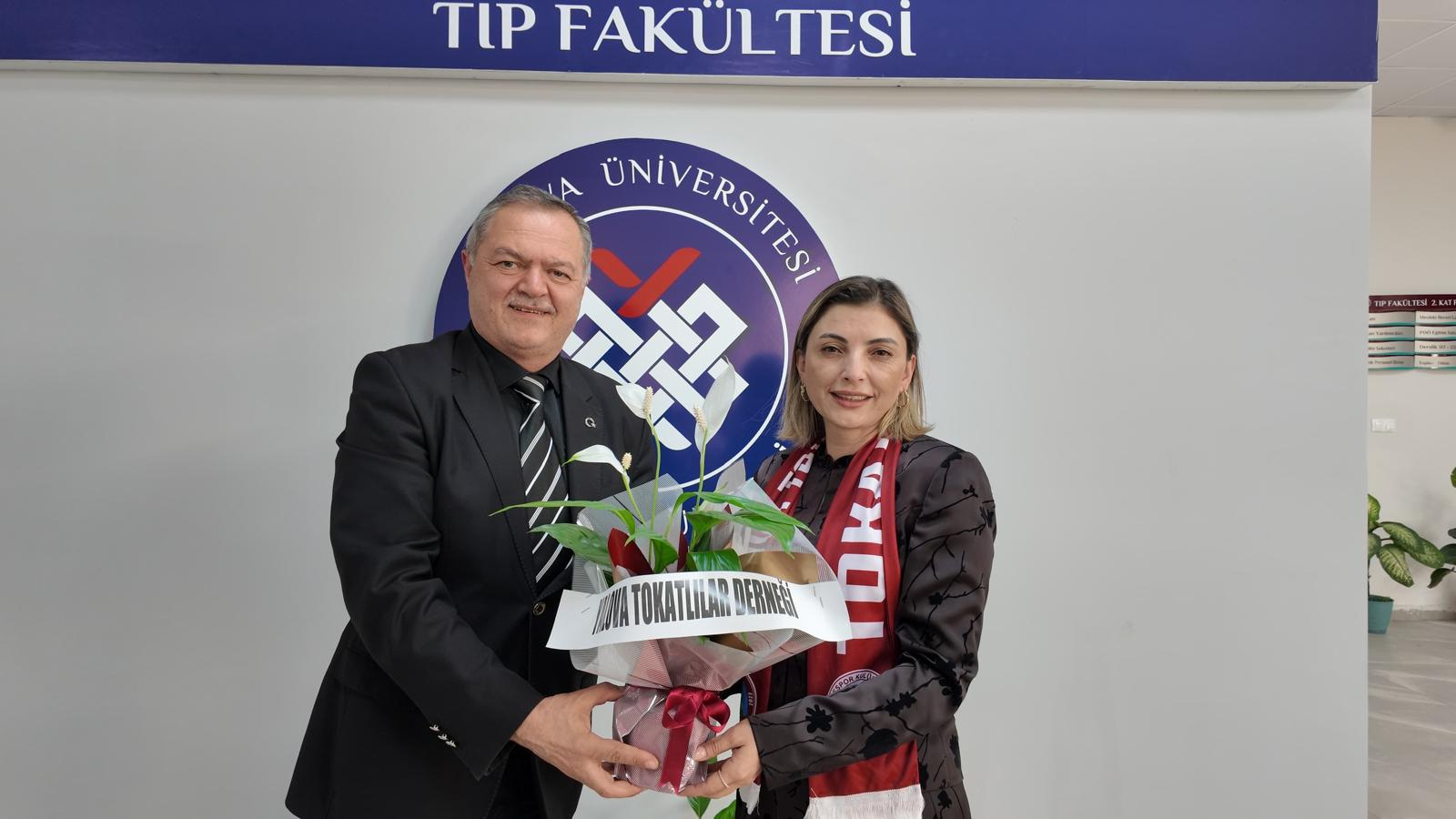 Yalova Tokatlılar Derneği’nden YAÜ Tıp Fakültesi Dekanlığına Anlamlı Ziyaret