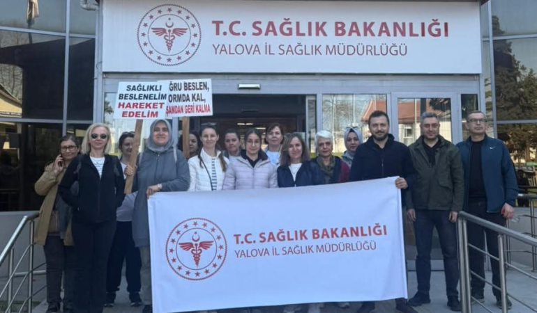 YALOVA’DA DÜNYA SAĞLIK GÜNÜ’NE ÖZEL 5,5 KİLOMETRELİK YÜRÜYÜŞ DÜZENLENDİ