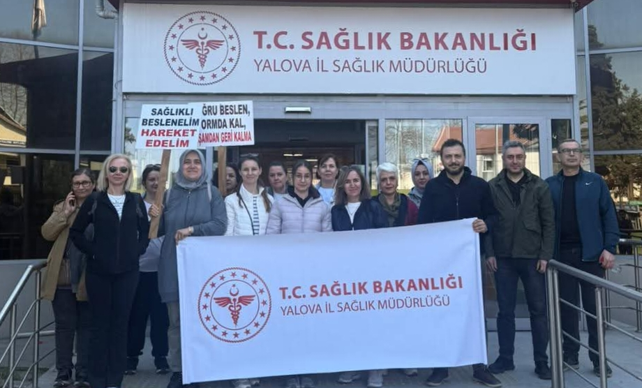 YALOVA’DA DÜNYA SAĞLIK GÜNÜ’NE ÖZEL 5,5 KİLOMETRELİK YÜRÜYÜŞ DÜZENLENDİ