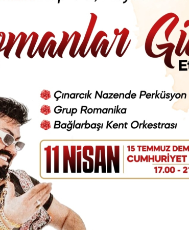 DÜNYA ROMANLAR GÜNÜ YALOVA’DA COŞKU İLE KUTLANACAK