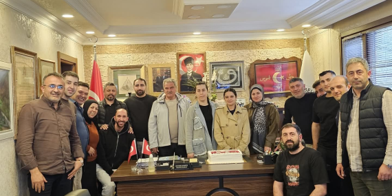 Teşvikiye Belediye Başkanı Mustafa Nurten’e Anlamlı Doğum Günü Sürprizi