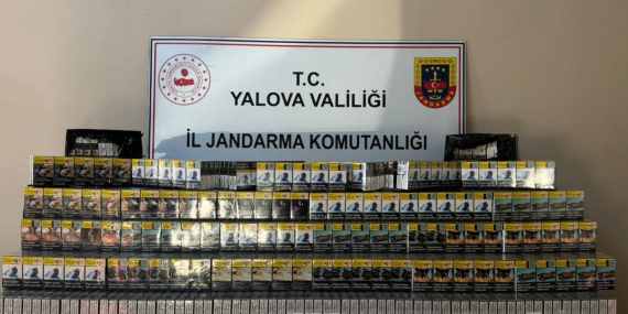 Yalova’da Kaçak Sigara Operasyonu: 3 Bin Paket Faturasız Ürün Ele Geçirildi