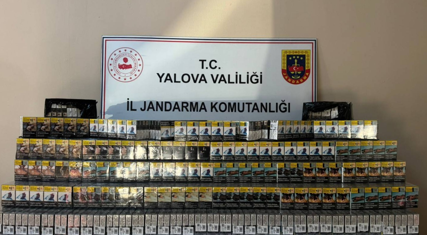 Yalova’da Kaçak Sigara Operasyonu: 3 Bin Paket Faturasız Ürün Ele Geçirildi