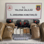 YALOVA’DA KAÇAKÇILIK OPERASYONU: TONLARCA BANDROLSÜZ TÜTÜN VE ETİL ALKOL ELE GEÇİRİLDİ