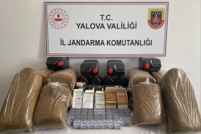 YALOVA’DA KAÇAKÇILIK OPERASYONU: TONLARCA BANDROLSÜZ TÜTÜN VE ETİL ALKOL ELE GEÇİRİLDİ
