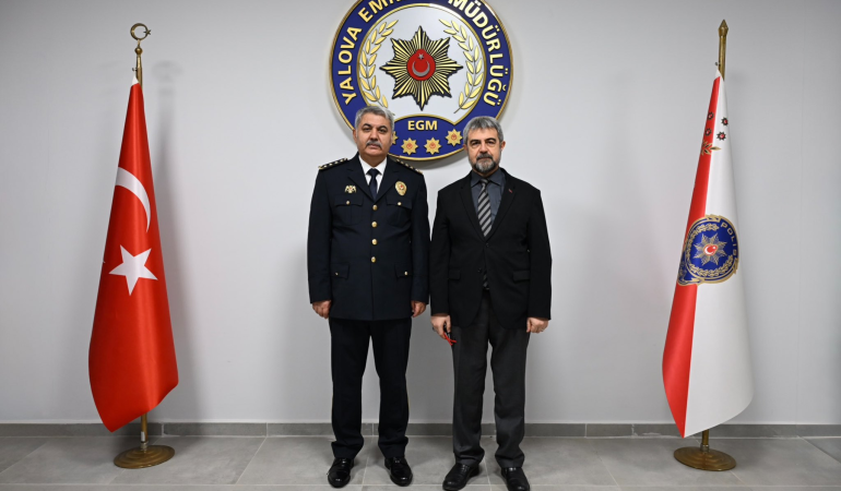 Yalova’da Polis Haftası’nda Anlamlı Ziyaretler: İl Emniyet Müdürü Yılmaz Delen’e Tebrik Akını