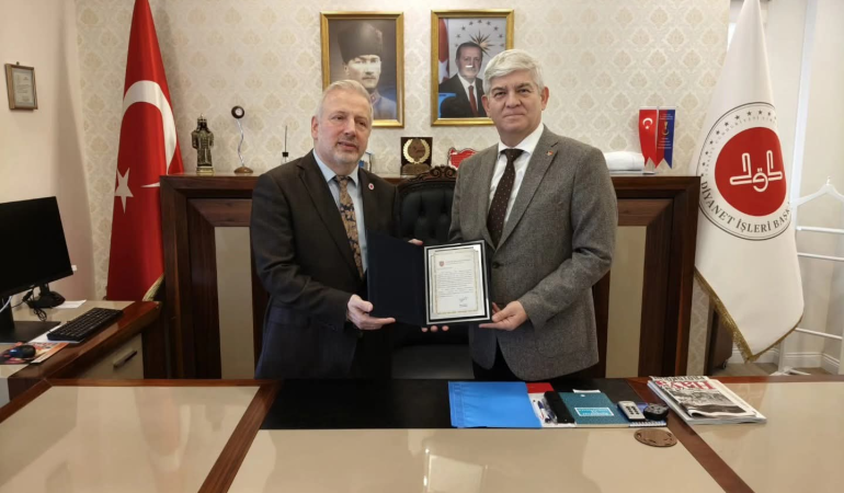 TSK Güçlendirme Vakfı’ndan Yalova’da Anlamlı Teşekkür: Hayırsever Mehmet Dalkun’a Belge Takdimi