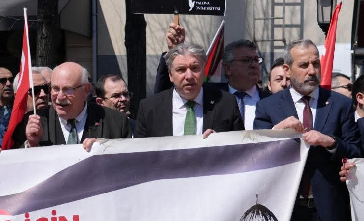 Yalova’da Filistin’e Destek İçin Tek Yürek: “Mazlumun Yanındayız”