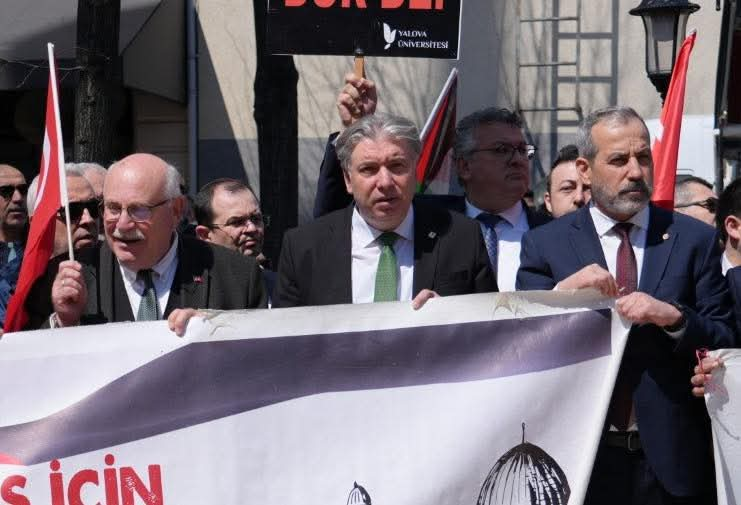 Yalova’da Filistin’e Destek İçin Tek Yürek: “Mazlumun Yanındayız”