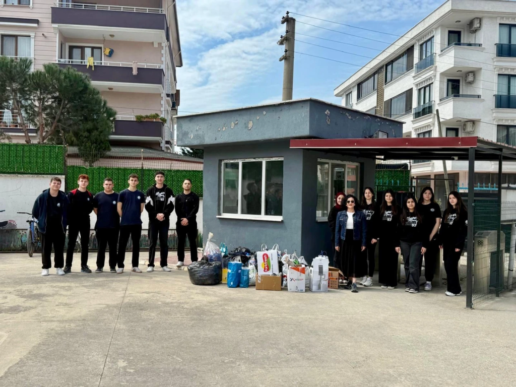 ÇİFTLİKKÖYLÜ ÖĞRENCİLERDEN ÖRNEK SIFIR ATIK PROJESİ