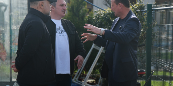 BAŞKAN YELE, OSMAN BAKAY SPOR TESİSLERİ’NDE İNCELEMELERDE BULUNDU