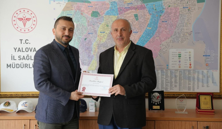 Yalova’da Dumansız Hava Sahası Mücadelesine Anlamlı Teşekkür