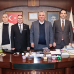 BAŞKAN MEHMET GÜREL’E ANLAMLI ZİYARET: YEREL BASINA DESTEK VURGUSU