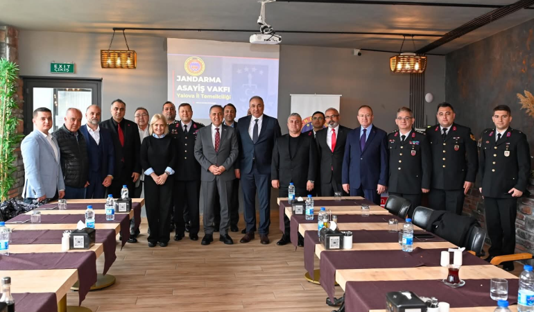 Yalova’da Jandarma Asayiş Vakfı Toplantısı: Yerel Güçlenme ve Hızlı Destek Vurgusu