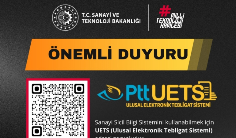 SANAYİ İŞLETMELERİNİN DİKKATİNE: YILLIK İŞLETME CETVELİ İÇİN SON GÜN 30 NİSAN 2026