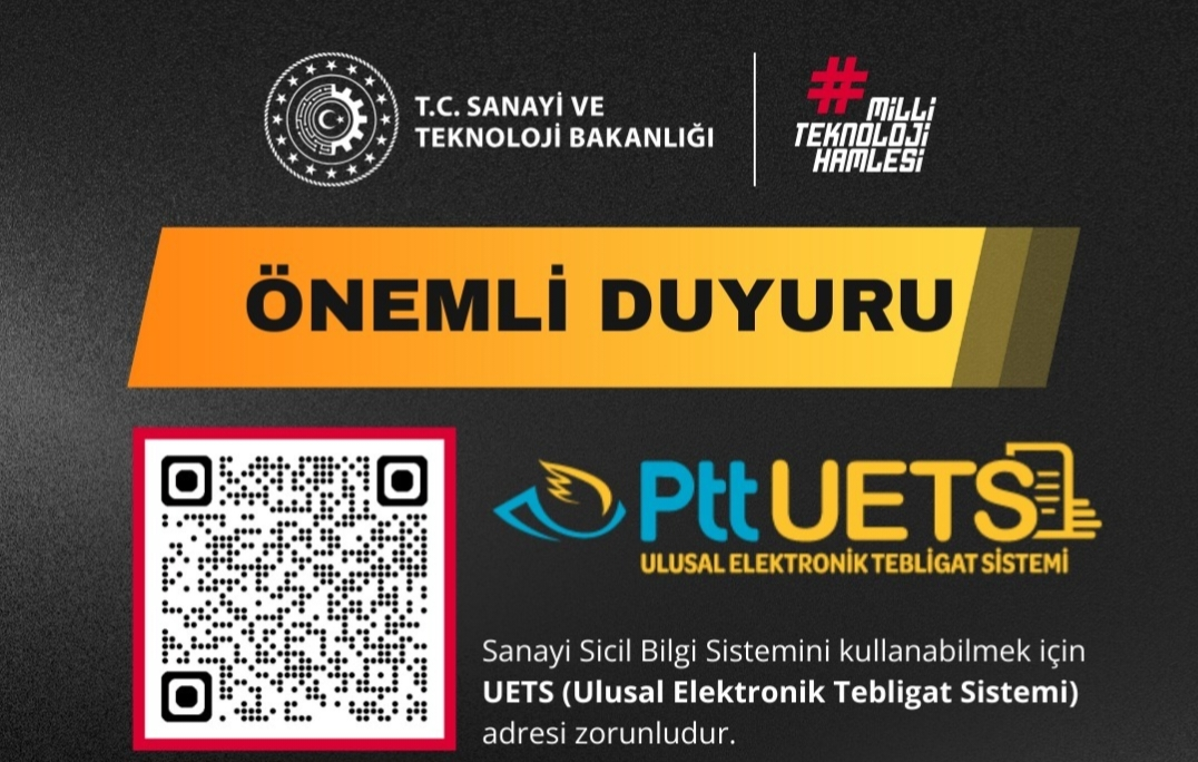SANAYİ İŞLETMELERİNİN DİKKATİNE: YILLIK İŞLETME CETVELİ İÇİN SON GÜN 30 NİSAN 2026