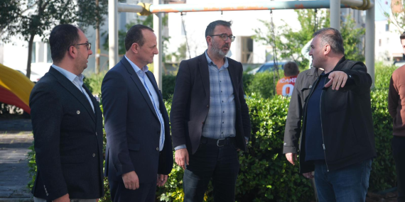 BAŞKAN YELE, 500 EVLER SOSYAL TESİSLERİ’NDEKİ ÇALIŞMALARI İNCELEDİ