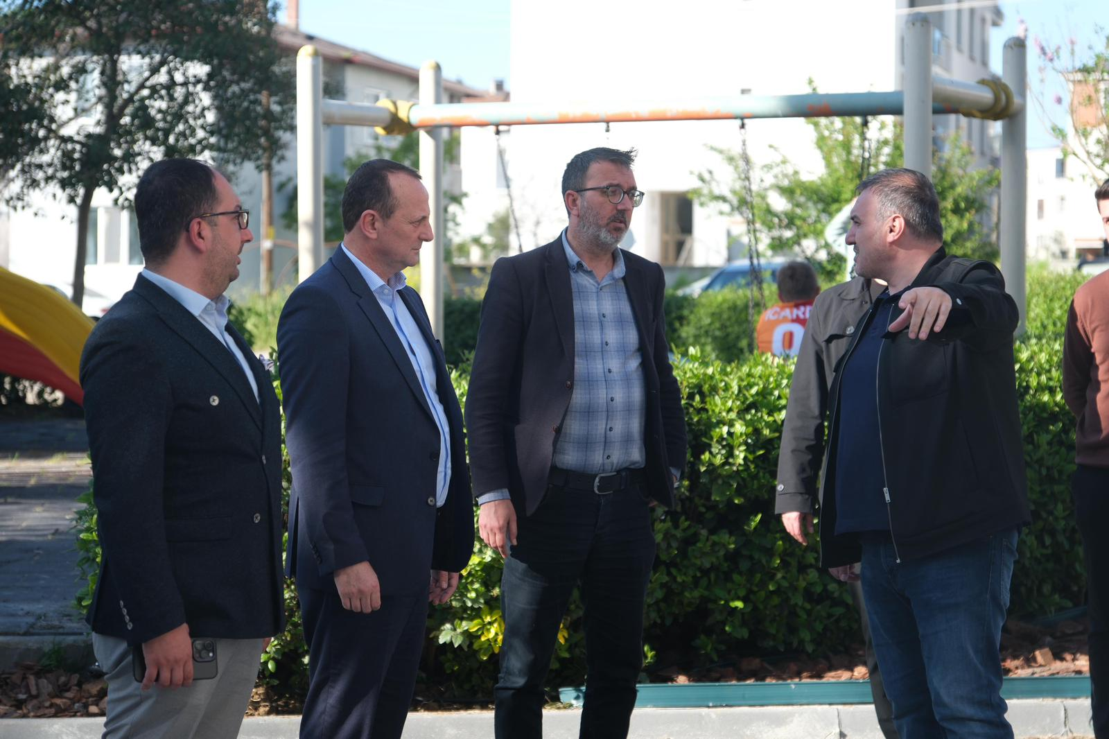 BAŞKAN YELE, 500 EVLER SOSYAL TESİSLERİ’NDEKİ ÇALIŞMALARI İNCELEDİ